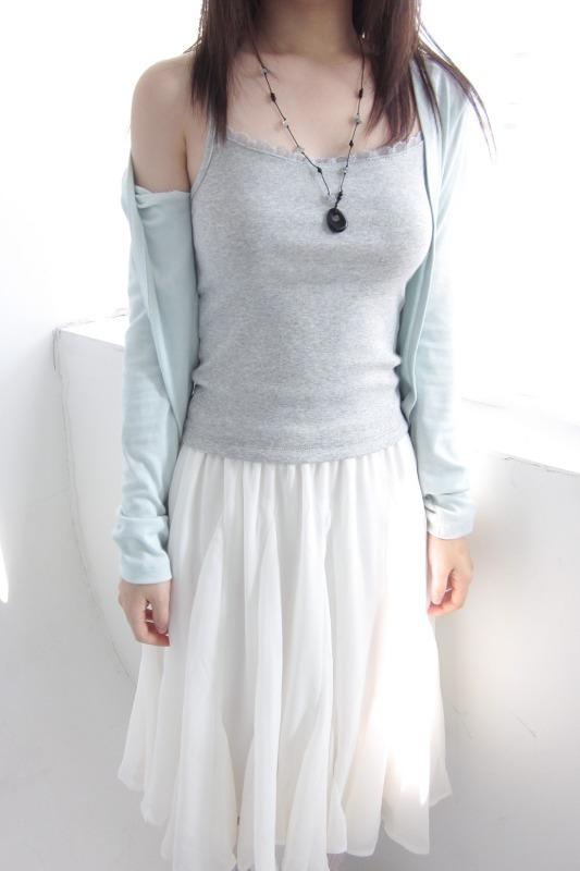 modal lace sleeveless (3color)