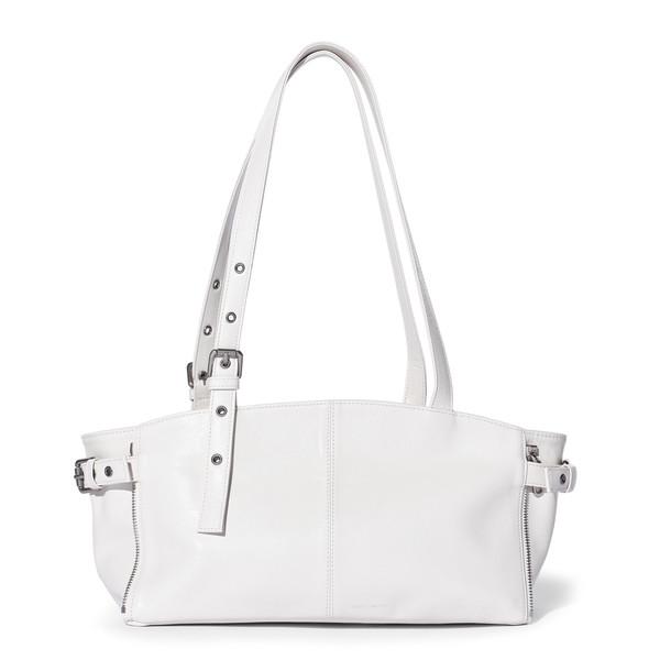 지퍼쇼퍼백 zipper shopper bag S goat cream