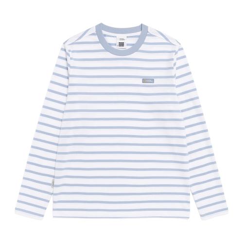 N261UTS030 스트라이프 긴팔 티셔츠 G/BLUE