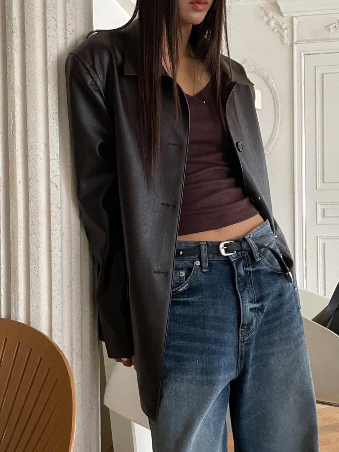 Presso Leather Jacket(2 color)