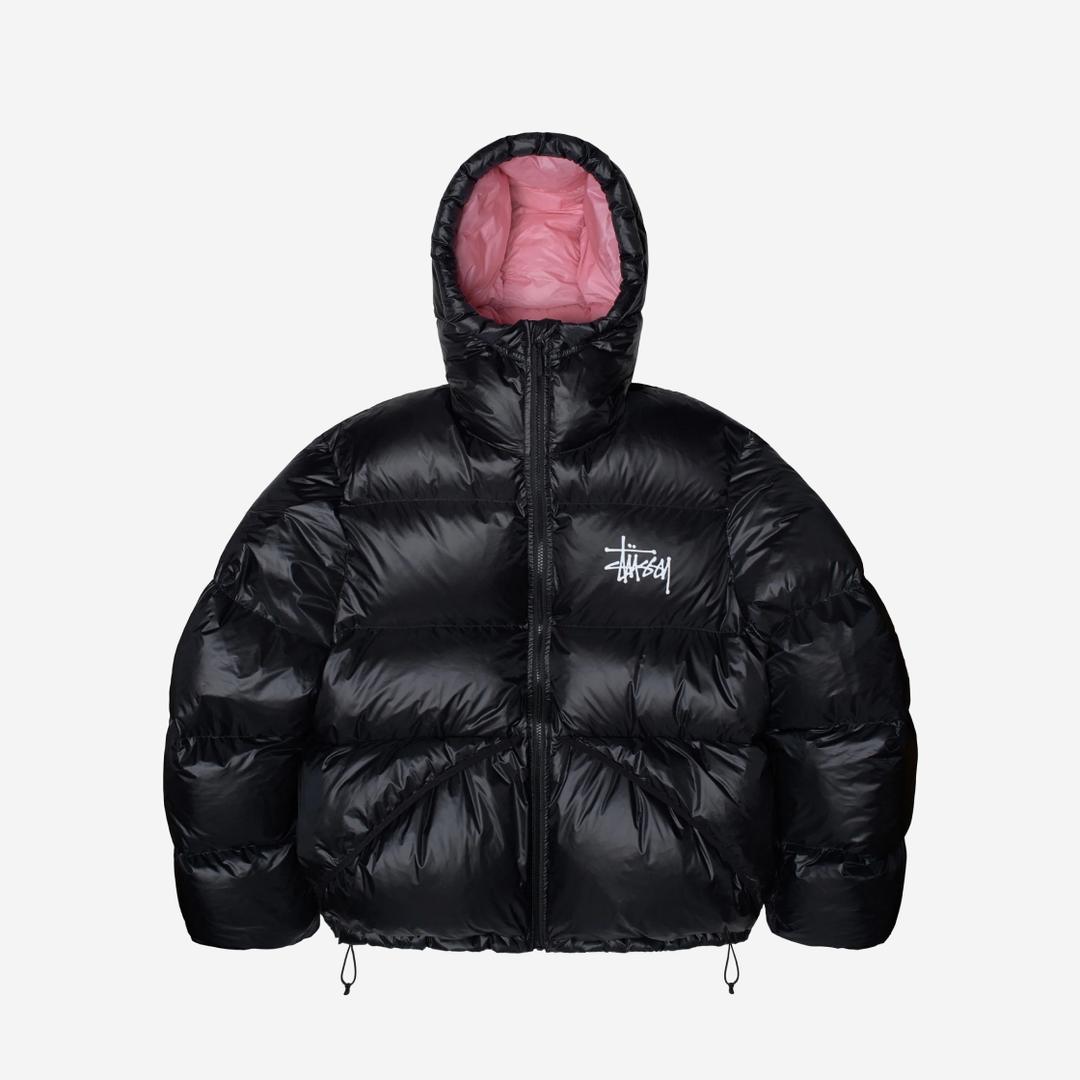 Stussy Micro Ripstop Down Parka Black