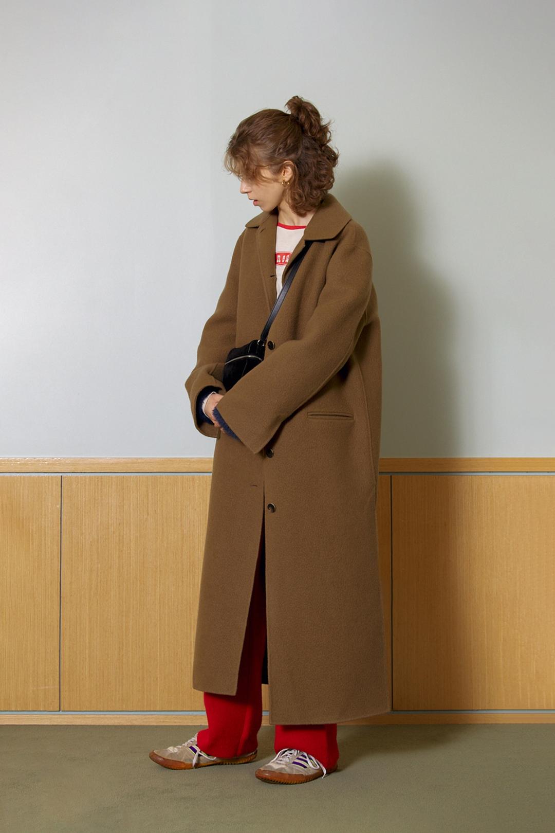 zibelling handmade coat - d/olive