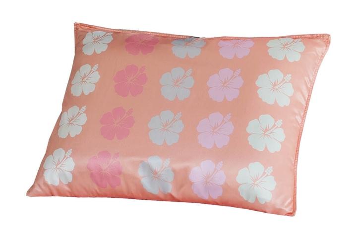 Hibiscus pillowcase 히비스커스 꽃 새틴 베개커버