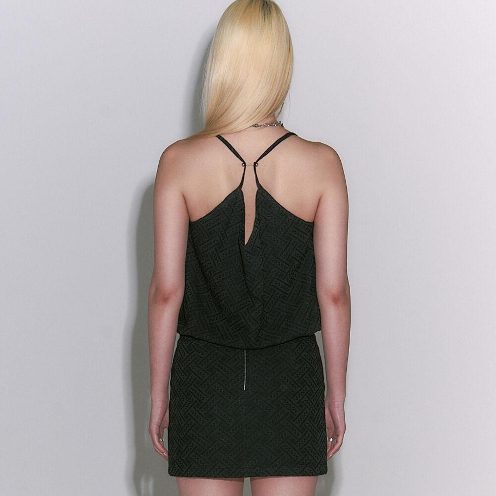 Ethnic piercing top black