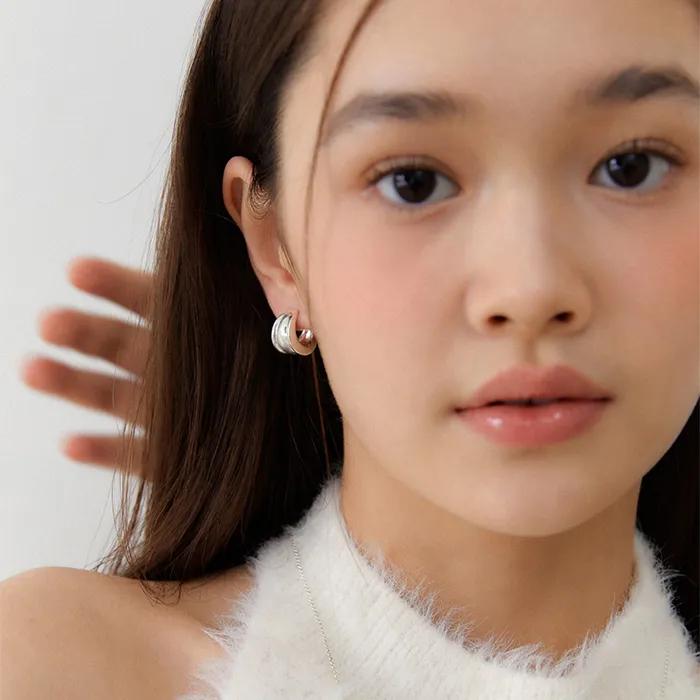 part of love earring_silver,gold JE010