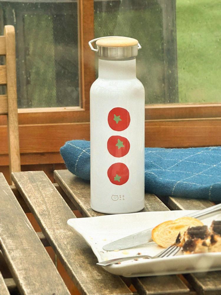 토마토 우드 스텐 물병