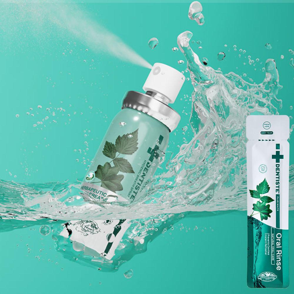 덴티스테 구강스프레이 15ml 5개 휴대용 가글 8ml + 8ml