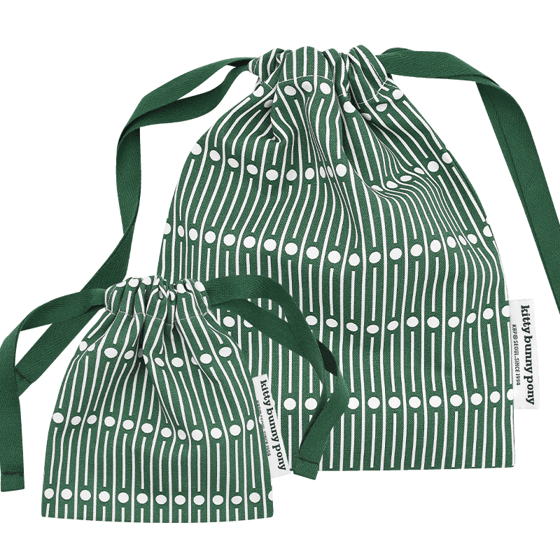 Miller Green String Pouch 밀러 그린 스트링 파우치 Ⅱ