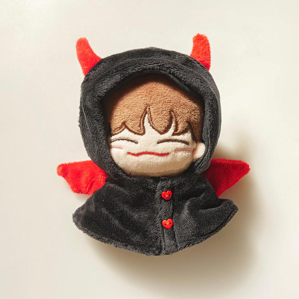 10cm 데빌 악마인형옷 망토 모자 날개 수트 무속성 아이돌 소품 솜깅이 악세사리