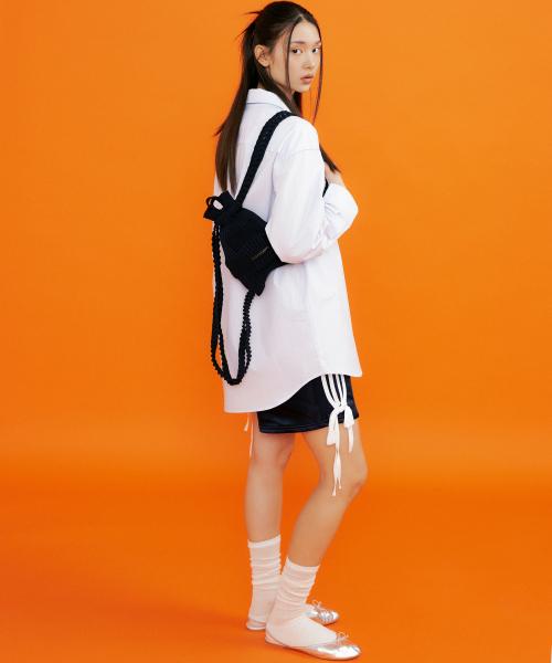 미니보우백팩 블랙