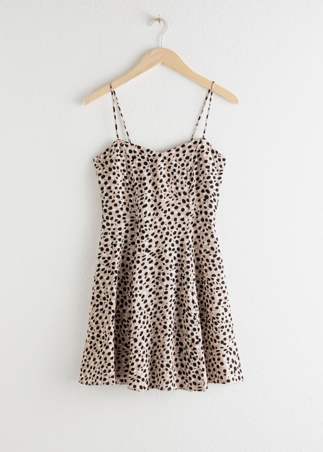 Leopard Mini Skater Dress