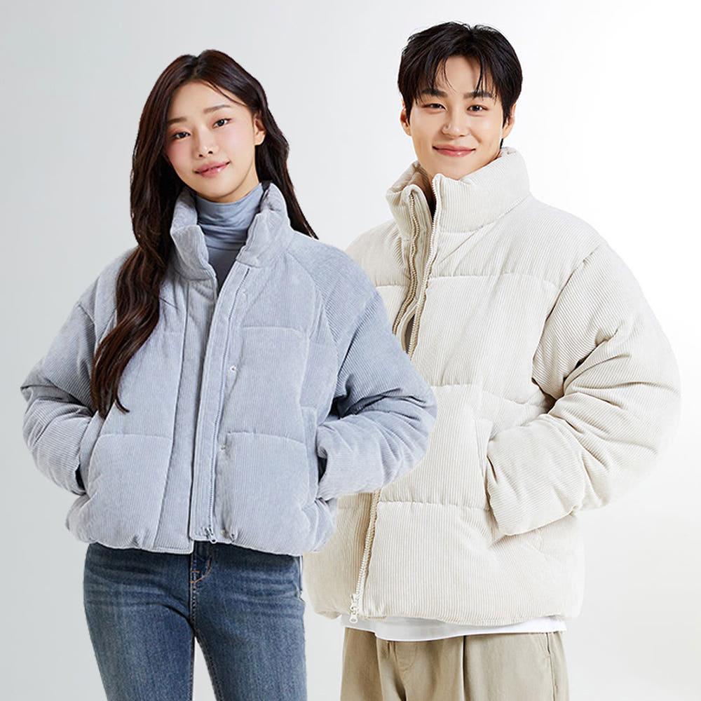 [스파오][N도착] 겨울 코듀로이 푸퍼 모음(베이직 푸퍼,파스텔 푸퍼)