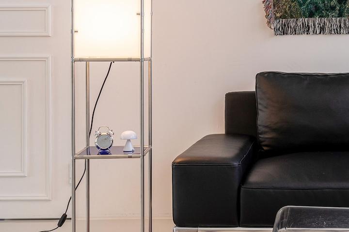 [오집단독] 랑스 팔레트 1등 모듈 3단 장스탠드 조명  (원하는컬러조합/완제품)