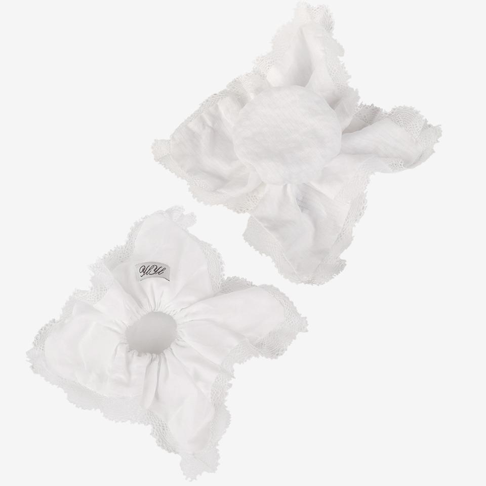Lingerie bun cover, WHITE