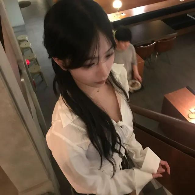 [MD추천/문의폭주] Ribbon shirt blouse 리본 셔츠 블라우스