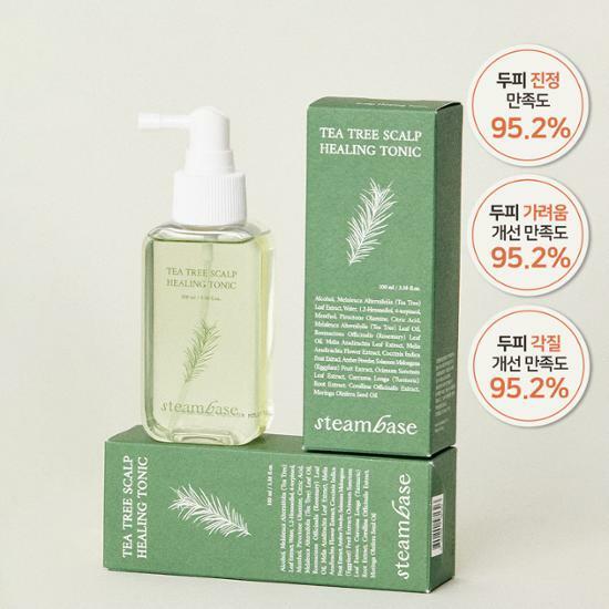 스팀베이스 티트리 스칼프 힐링 토닉 100ml
