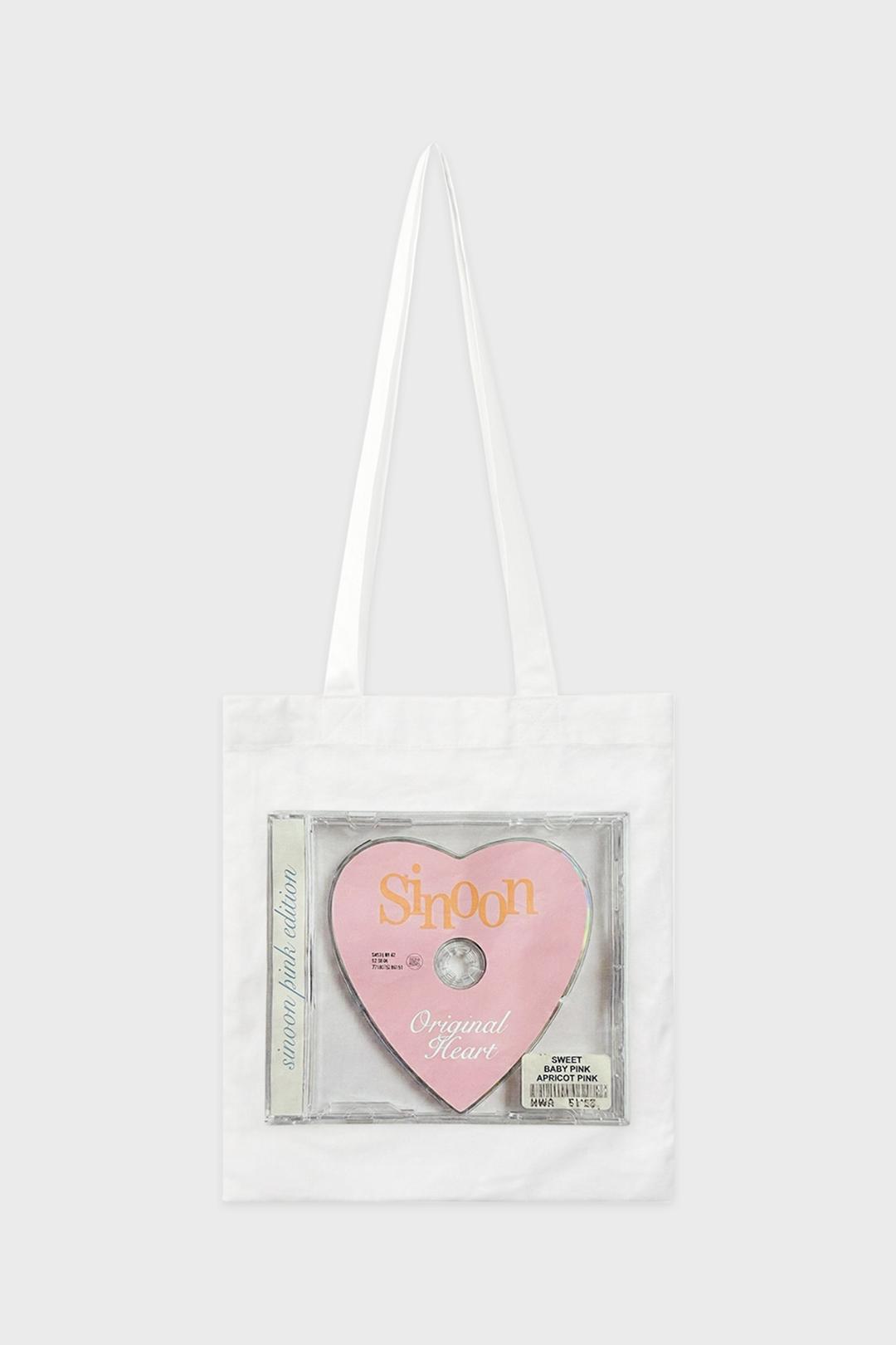 Pink X Sinoon Heart Eco Bag (White)