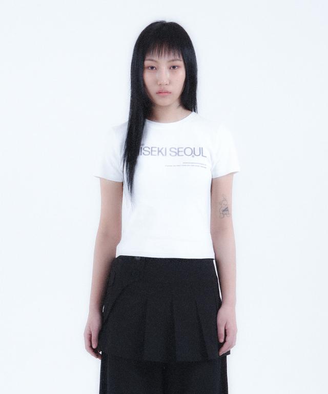 MISEKI SEOUL☆Logo short sleeves 미세키서울(MISEKI SEOUL) Logo short sleeves WHITE - 사이즈
