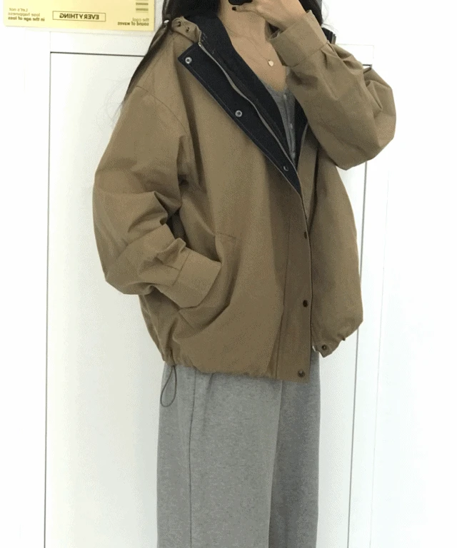 유니섹스 포터 후드야상(2col)