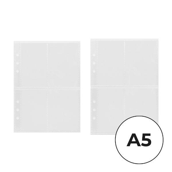 [A5] 6공다이어리 포토카드 보관 속지 10매 (단면)