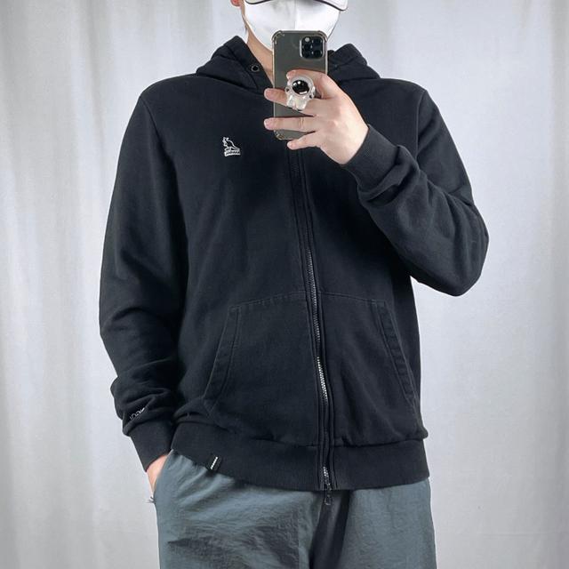 [중고] 캉골 블랙 후드집업 XL / 빈티지아워 240321 : 빈티지아워