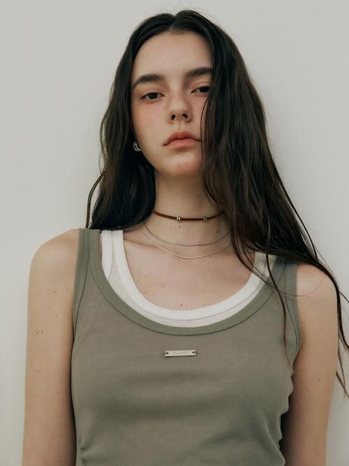 Layered Sleeveless Top VW5ME606_4color