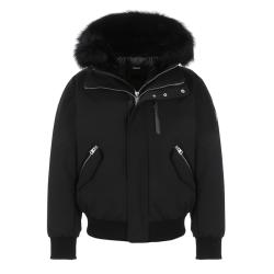 22FW MACKAGE 맥케이지 딕슨 폭스퍼 다운패딩 블랙/골드 DIXON BX