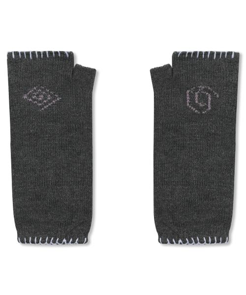 WXAC013 후와테 니트 핸드 워머 (CHARCOAL)