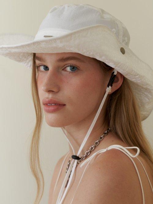 Ocean Bucket Hat_White