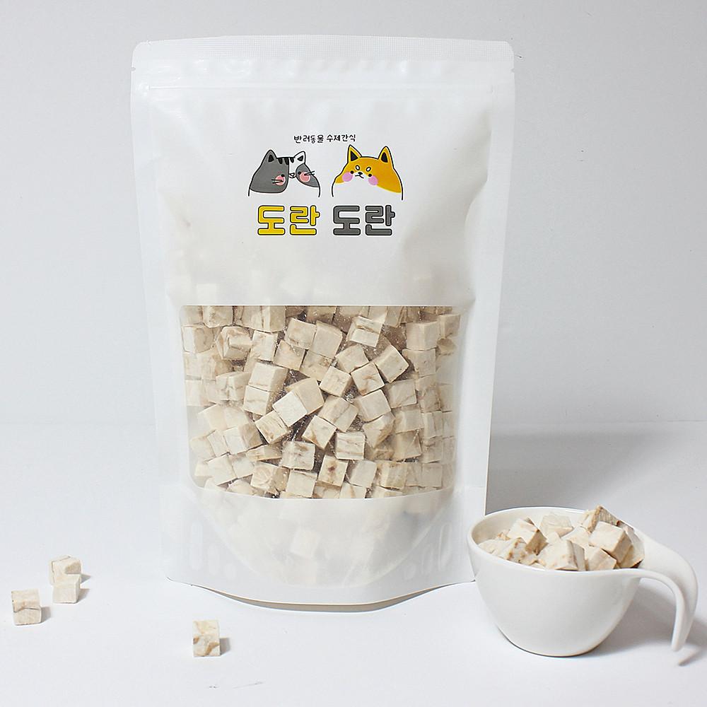 도란도란 동결건조 명태 큐브 100g 강아지 고양이 수제간식 북어 영양 간식 트릿