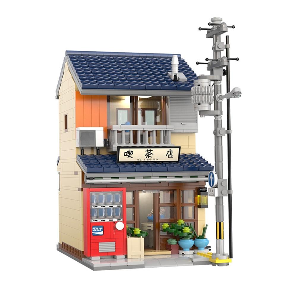 카다 66010 모듈러 일본 찻집 LED포함 풀박스 호환블럭