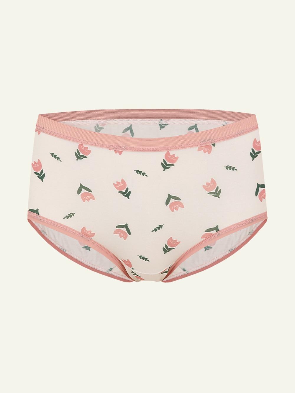 [W] 나무 삼각팬티 핑크튤립