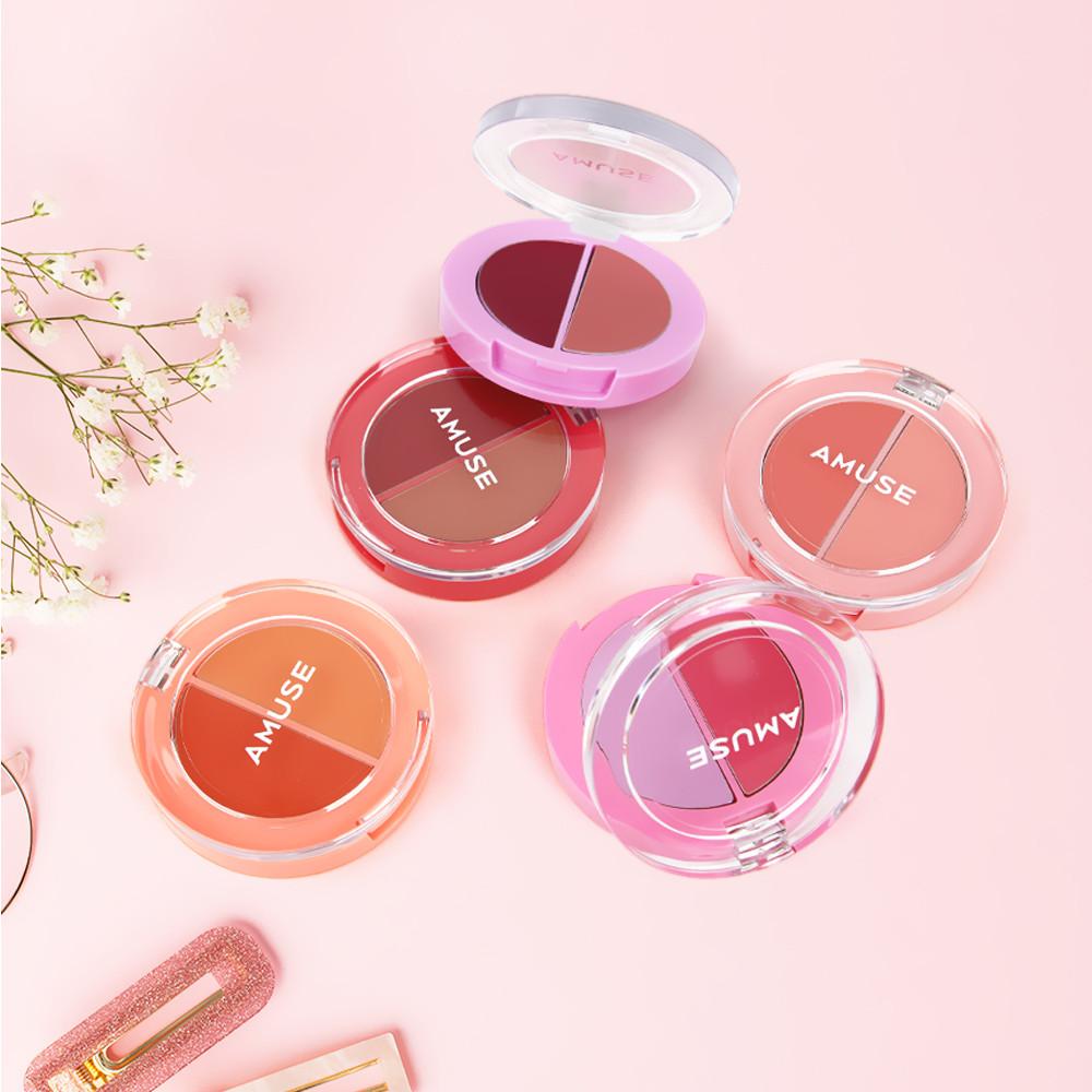어뮤즈 립 앤 치크 헬시 밤 3g - 크림 블러셔 멜팅 컬러밤