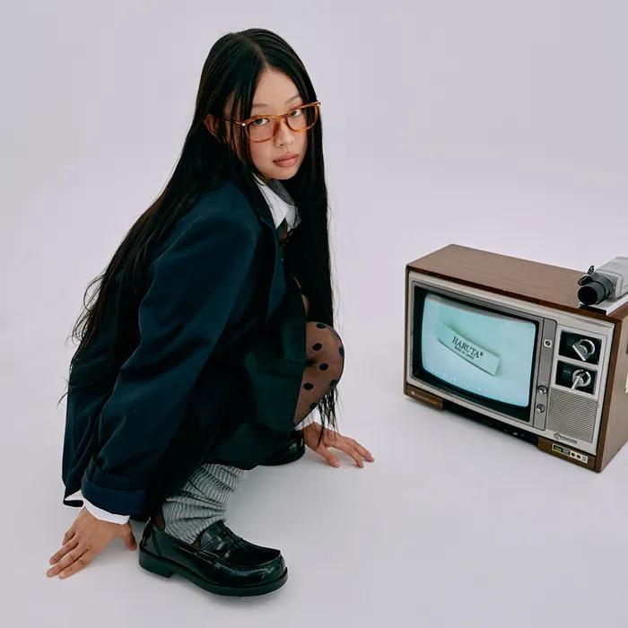 [서지수 PICK] 여성용 PU 스퀘어토 페니로퍼-블랙 (HS-4900_BLACK)