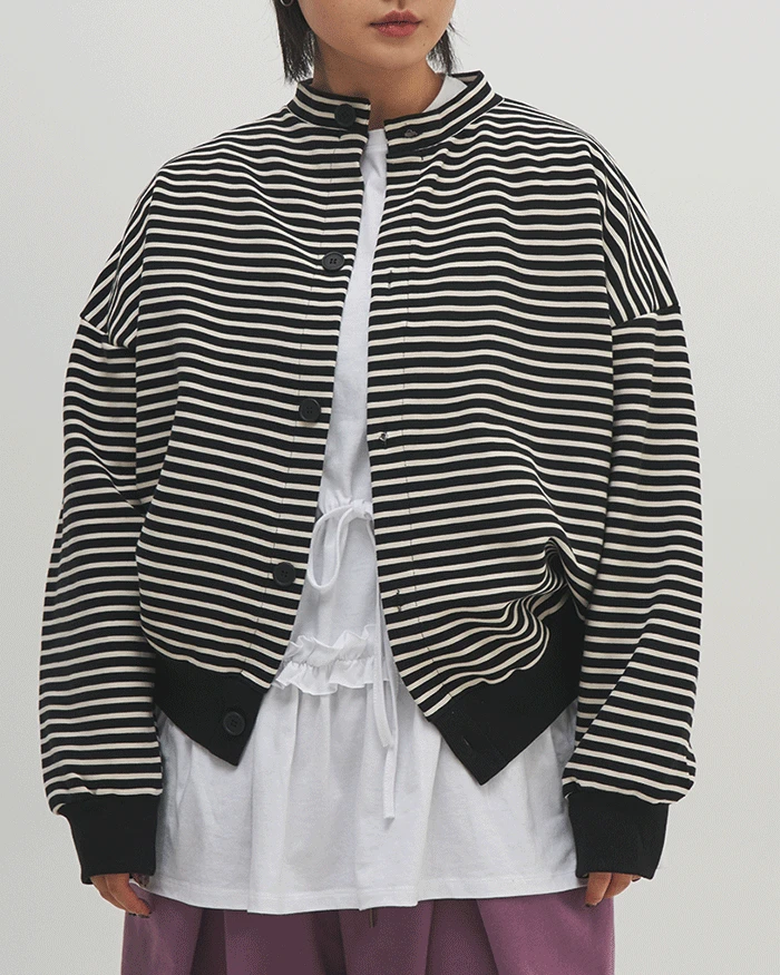 베루 단가라 오버핏 버튼 가디건