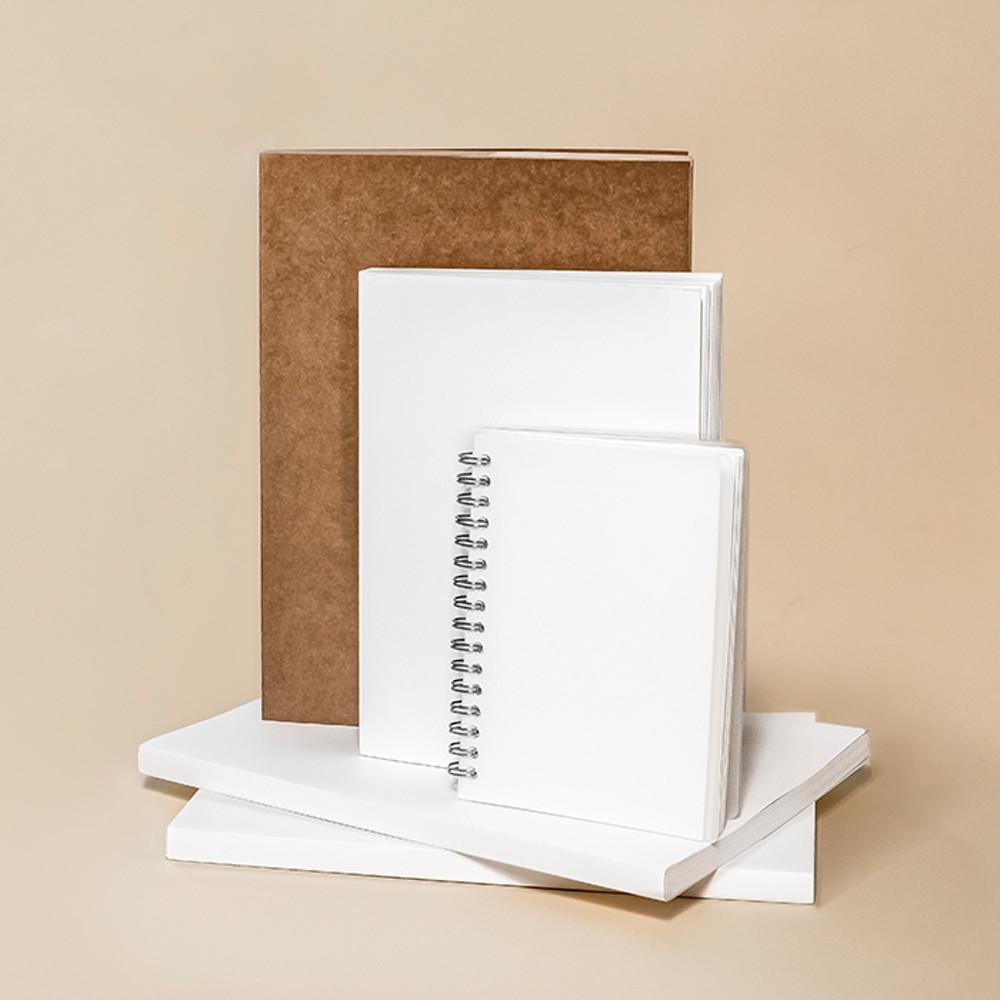 메이드바이 스프링 무지 A6 노트 드로잉북 기본 커버