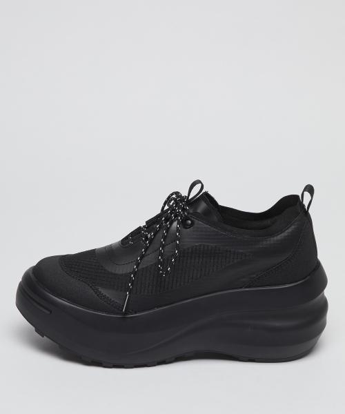 [Archivepke x Ribbonbit] Platform sneakers(Nylon Black)