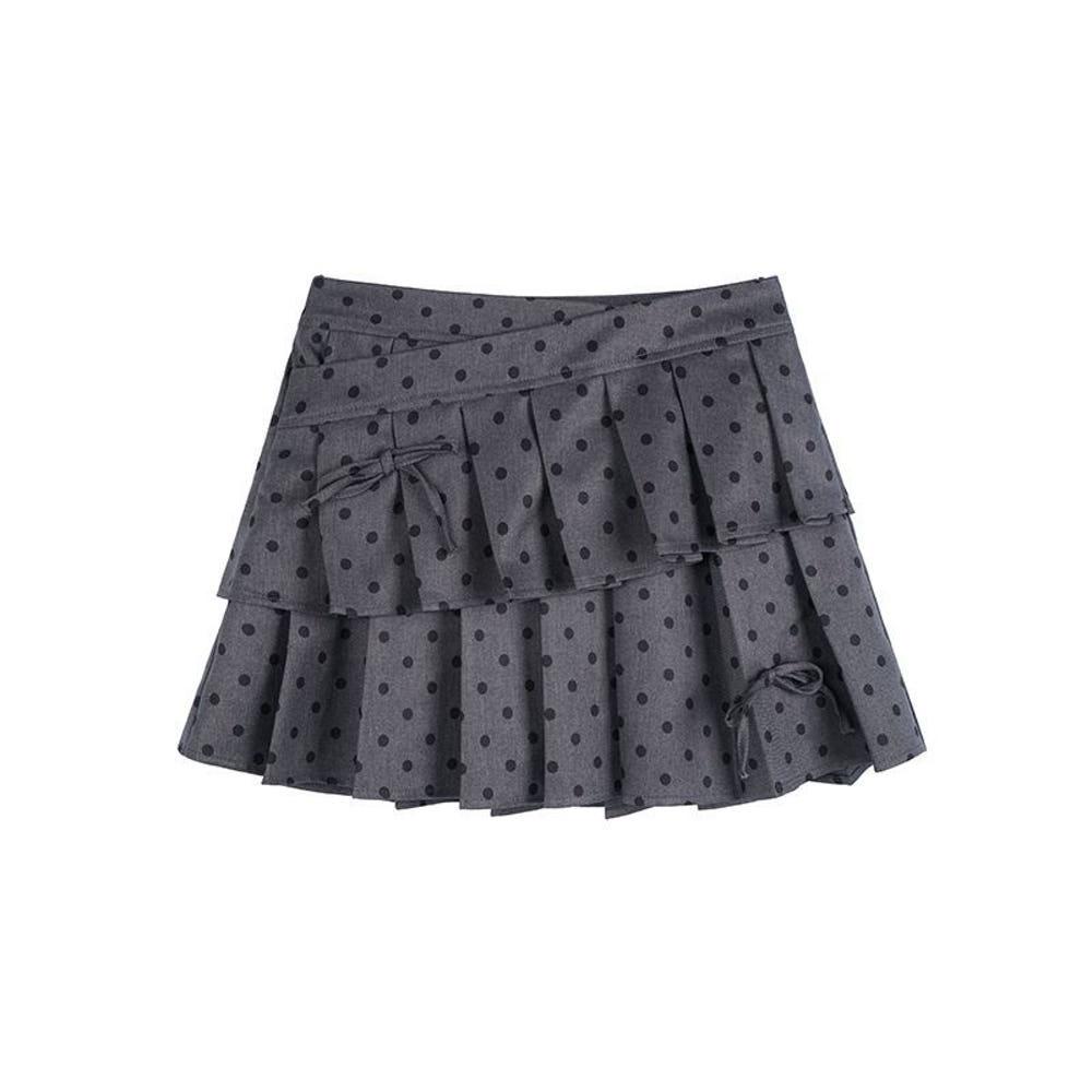 도트 프릴 리본 스커트 229130566
