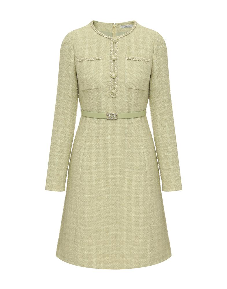 체크 트위드 원피스 MYDAWO0550