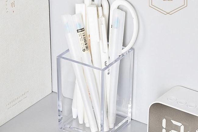 투명 아크릴 펜 홀더 꽂이 브러쉬 꽂이 홀더