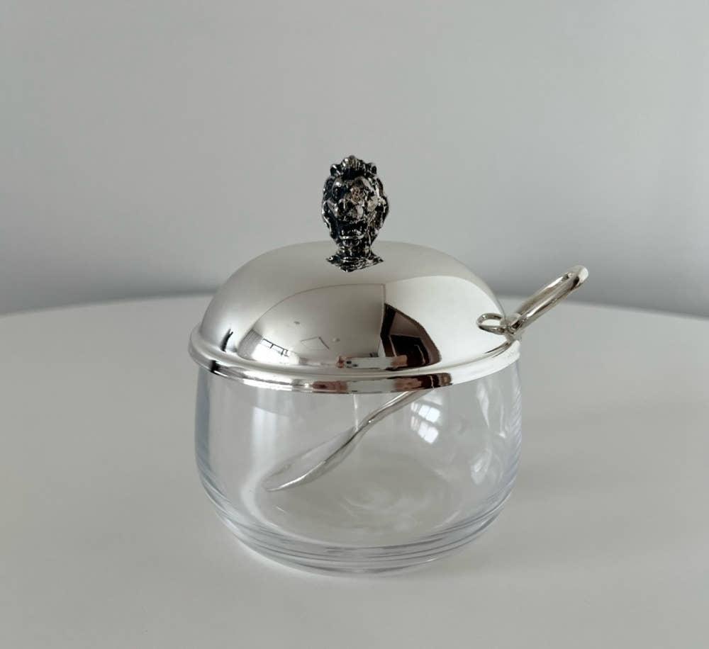 (silverware)스테인레스 라이언 잼 병 홈까페