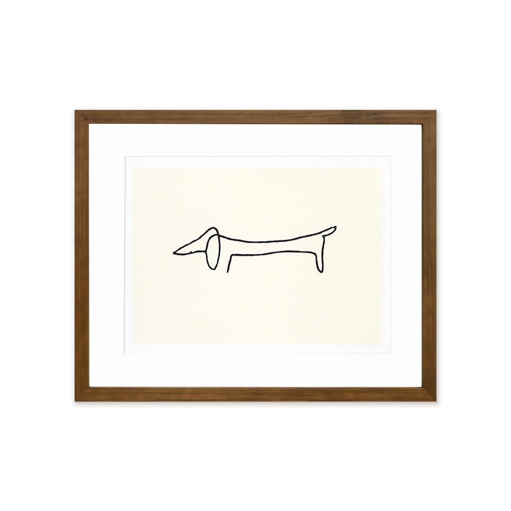 아티쉬 포스터 - 파블로 피카소 Le chien (액자포함)