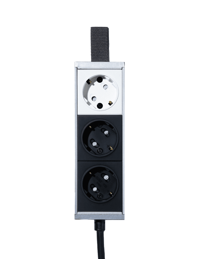 YIN-YANG BLACK 멀티탭 (3-SOCKET) 1.5m
