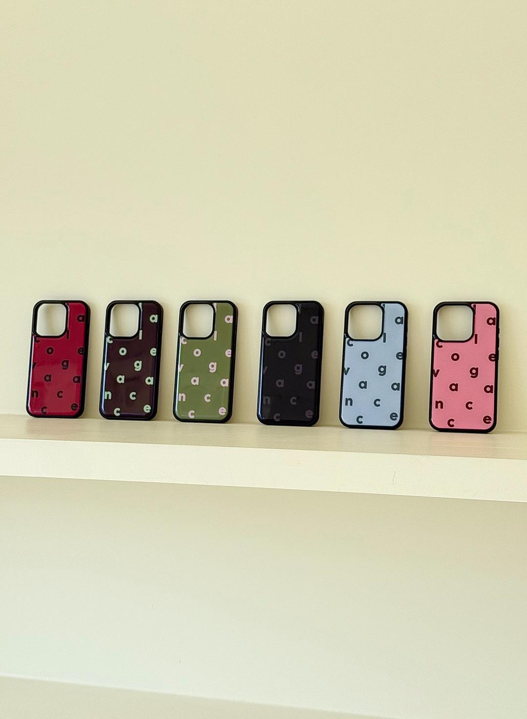 Logo Alphabet Color Epoxy Case (6colors)