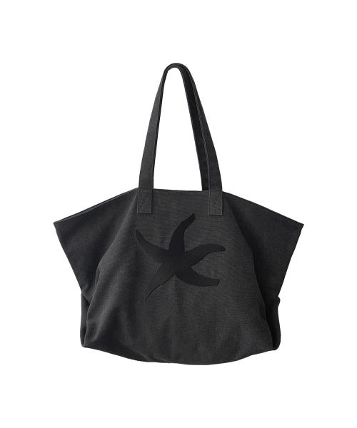 TCM starfish tote bag (black)