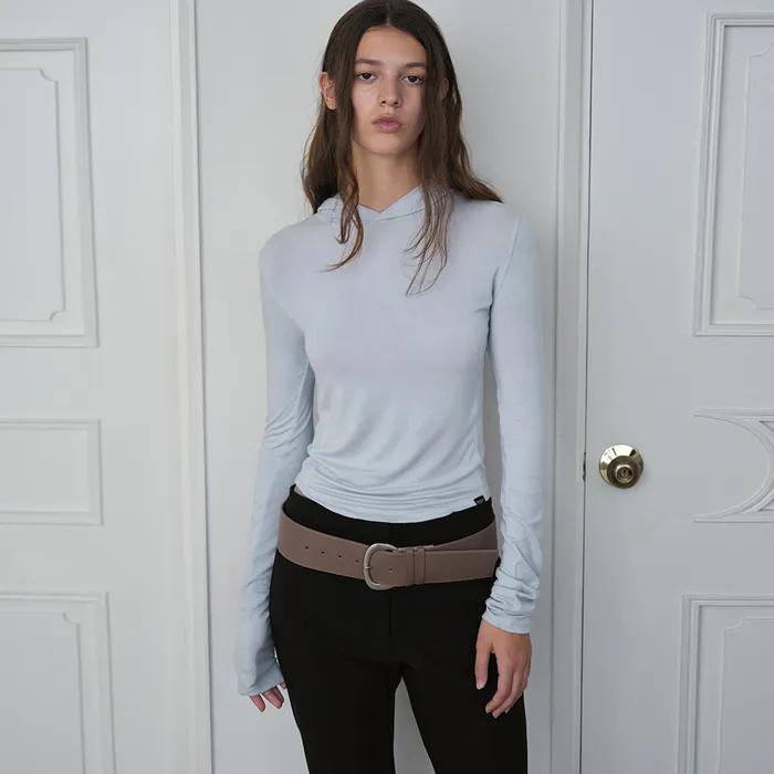 Comfort Slim Hoody / Light Blue