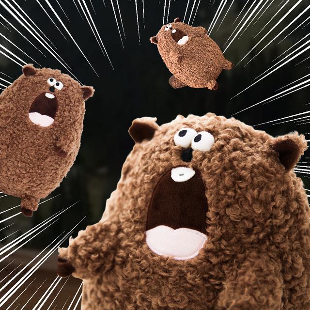 소리지르는 비버 인형 (32cm) 애착 반려 생일