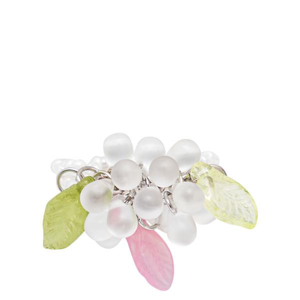 New Grape Beads Ring (White)