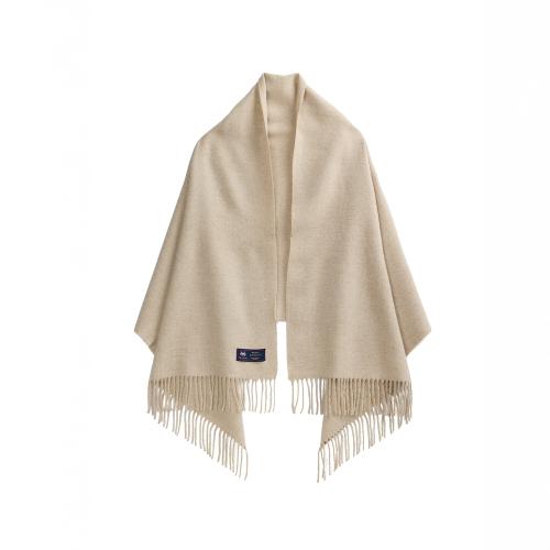 메리노울 숄 70cm - 베이지