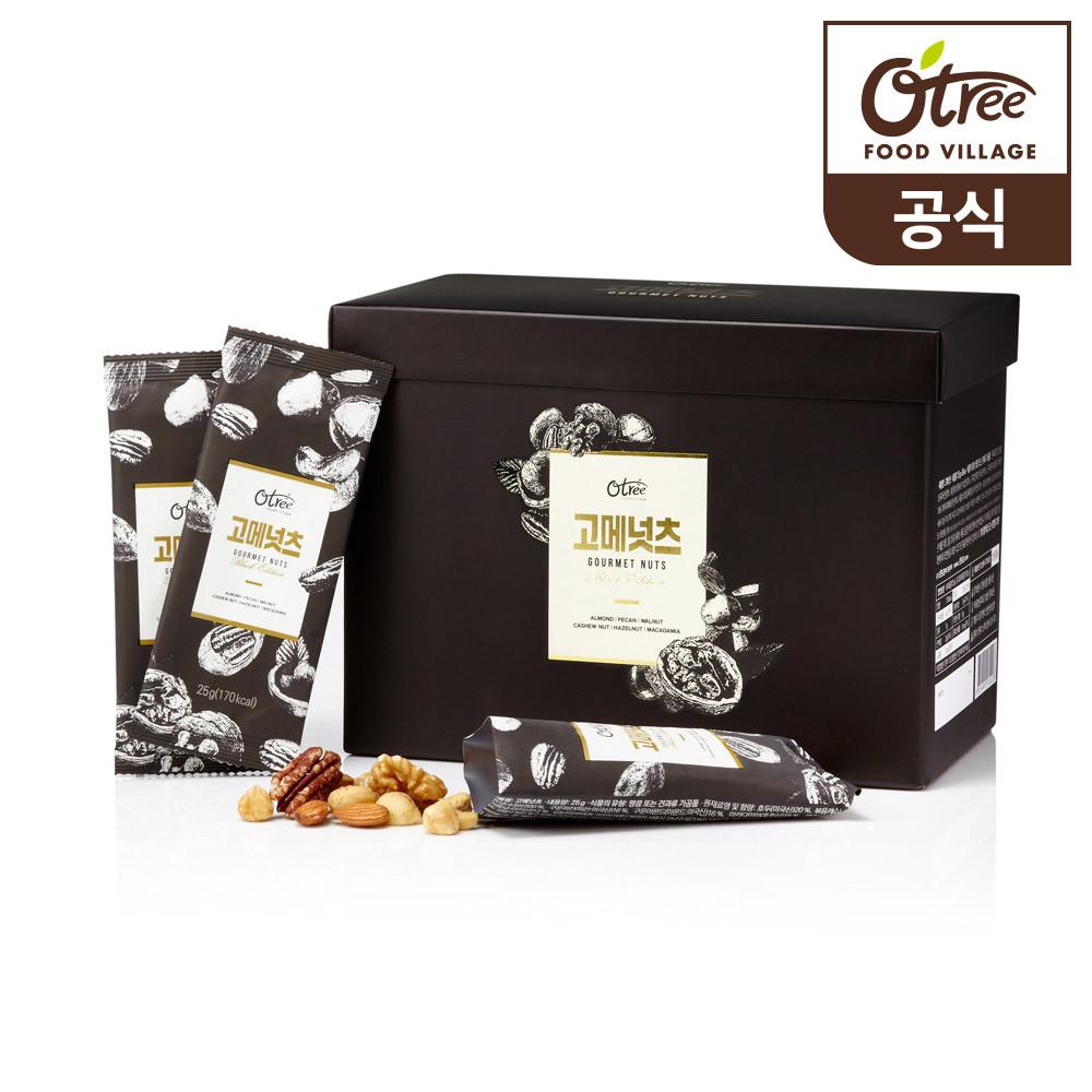 [비건인증] 오트리 하루견과 고메넛츠 25g  30입 (오트리 고메넛츠, 25g, 30개)